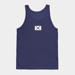 South Korea Flag Minimalist Tank Top